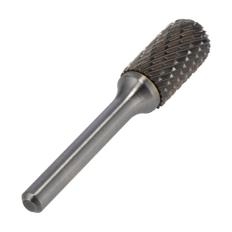Dormer P805 Series Ball Nosed Cylinder Burr, 12.7 mm Head Diameter, Carbide, 6 mm Shank Diameter, 70 mm Overall P80512.7X6.0