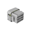 Amphenol Industrial ATV06 Automotive Connector Male Grey Cable 18 Way Solder Termination ATV06-18SA-RR01