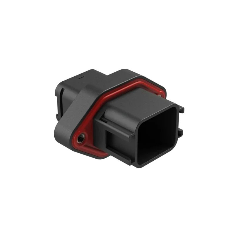 Amphenol Industrial Automotive Connector Female Black Flange 18 Way Solder Termination ATV02-18PB-RR01