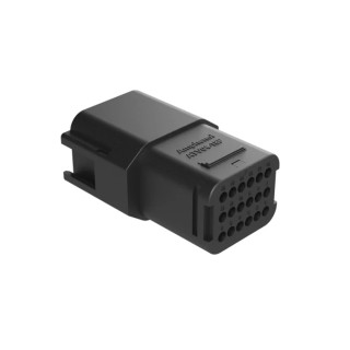 Amphenol Industrial Automotive Connector Female Black Cable 18 Way Solder Termination ATV04-18PB