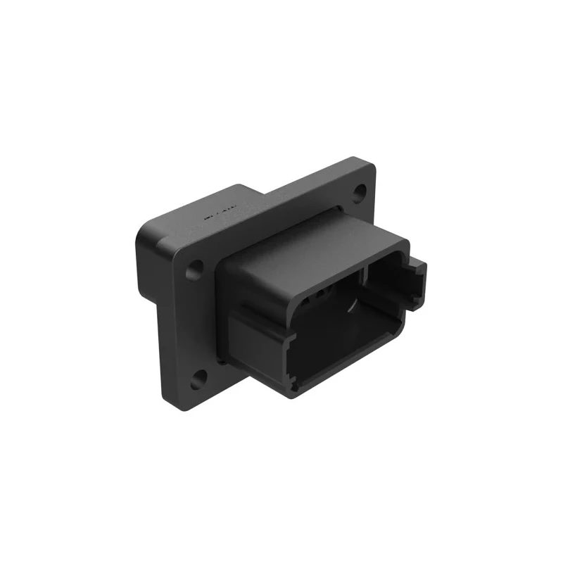 Amphenol Industrial Automotive Connector Male Black Panel Mount 12 Way Crimp Termination 13A Current AT04-12PA-CL06