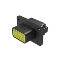 Amphenol Industrial Automotive Connector Male Black Panel Mount 12 Way Crimp Termination 13A Current AT04-12PA-CL06