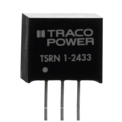 TRACOPOWER Switching Regulator PCB 3.3 V DC Output Voltage 1 A Current SIP Package TSRN 1-2433