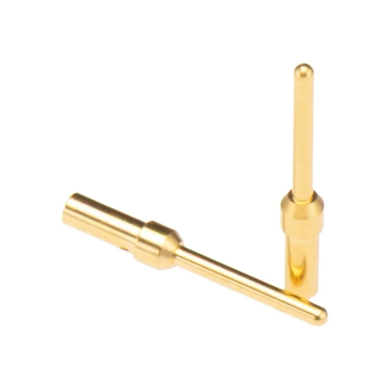 HARTING Male Crimp Circular Connector Contact, Contact Size 1.04 mm, Wire Size 22, 26 AWG, Gold Over Nickel 09670005576