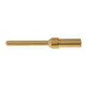 HARTING Male Crimp Circular Connector Contact, Contact Size 1.04 mm, Wire Size 22, 26 AWG, Gold Over Nickel 09670005576