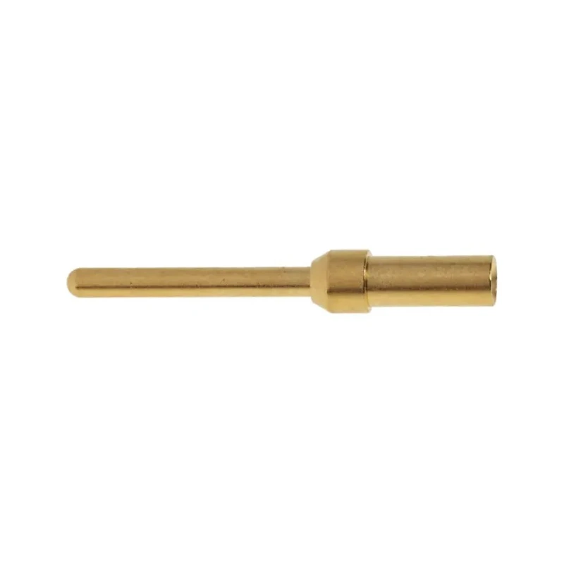 HARTING Male Crimp Circular Connector Contact, Contact Size 1.04 mm, Wire Size 22, 26 AWG, Gold Over Nickel 09670005576