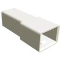 TE Connectivity AMP FASTIN-FASTON 1 Way Polyamide 66 Crimp Terminal Housing 6.35mm Tab Size 180916