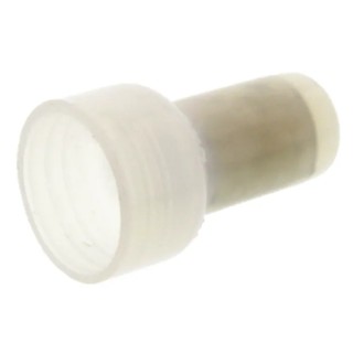 TE Connectivity Closed End Splice Connector Natural Insulated Nylon 22-10 AWG Copper Tin Contact 0.55mm Thickness 35653