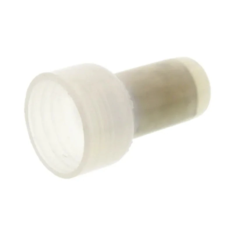 TE Connectivity Closed End Splice Connector Natural Insulated Nylon 22-10 AWG Copper Tin Contact 0.55mm Thickness 35653