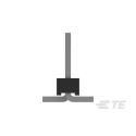 TE Connectivity AMPMODU Series Straight Surface Pin Header 6 Contacts 2 mm Pitch 1 Row Unshrouded 2842104-6