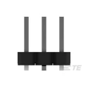 TE Connectivity AMPMODU Series Straight Surface Pin Header, 3 Contacts, 2 mm Pitch, 1 Row, Unshrouded 2842104-3