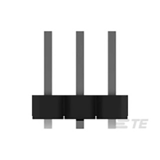 TE Connectivity AMPMODU Series Straight Surface Pin Header, 3 Contacts, 2 mm Pitch, 1 Row, Unshrouded 2842104-3