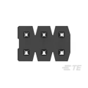 TE Connectivity AMPMODU Series Straight Through Hole Pin Header 8 Contact 2 mm Pitch 2 Row Unshrouded 2842128-4