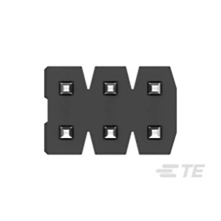 TE Connectivity AMPMODU Series Straight Through Hole Pin Header 8 Contact 2 mm Pitch 2 Row Unshrouded 2842128-4
