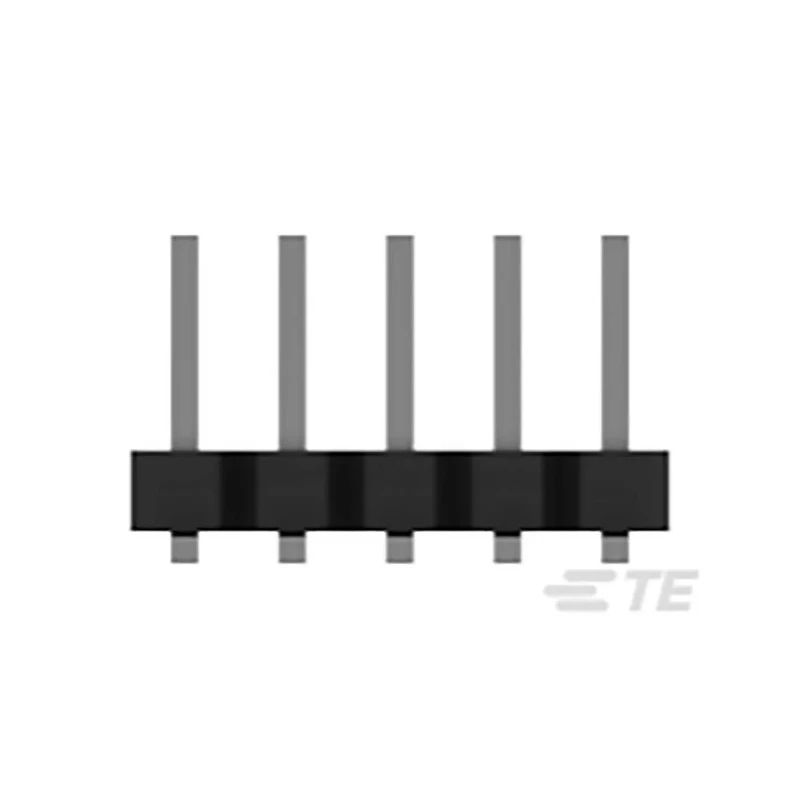 TE Connectivity AMPMODU Series Straight Surface Pin Header, 12 Contact, 2 mm Pitch, 2 Row, Unshrouded 2842142-6