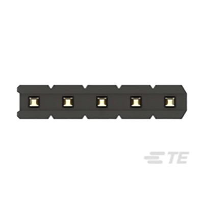 TE Connectivity AMPMODU Series Straight Through Hole Pin Header, 5 Contacts, 2 mm Pitch, 1 Row, Unshrouded 2355045-5