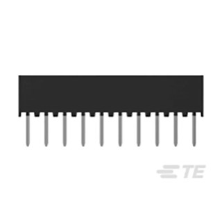 TE Connectivity AMPMODU Series Straight Through Hole PCB Socket, 10-Contact, 1 Row, 2 mm Pitch, 12A, 650V 1-2314878-0