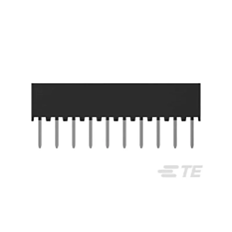 TE Connectivity AMPMODU Series Straight Through Hole PCB Socket, 10-Contact, 1 Row, 2 mm Pitch, 12A, 650V 1-2314878-0