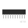 TE Connectivity AMPMODU Series Straight Through Hole PCB Socket, 10-Contact, 1 Row, 2 mm Pitch, 12A, 650V 1-2314878-0
