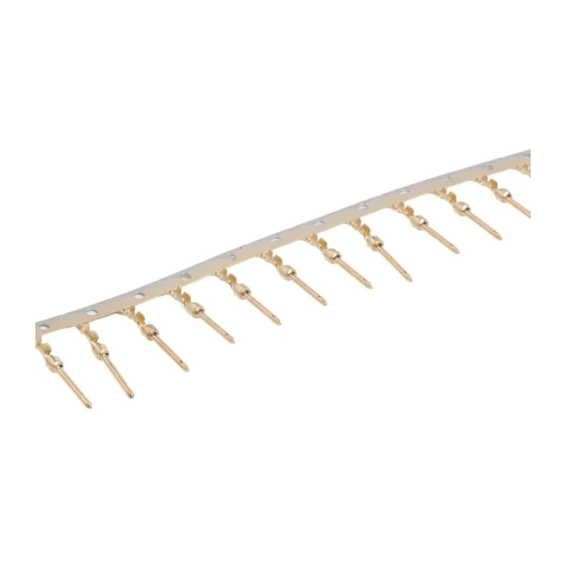 TE Connectivity AMPLIMITE HDP-20 Series Size 20 Male Crimp D-Sub Connector Contact Gold over Nickel Pin 24 AWG 66507-3