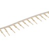 TE Connectivity AMPLIMITE HDP-20 Series Size 20 Male Crimp D-Sub Connector Contact Gold over Nickel Pin 24 AWG 66507-3