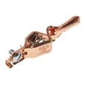 Mueller Electric Black Crocodile Clip 8mm Jaw Opening 10A Beryllium Copper Alloy Contact BU-85C