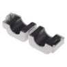 Wurth Elektronik Openable Split Core Ferrite Sleeve Diameter 27 mm Apertures 1, External Dimensions 20x44x55 mm 7427155