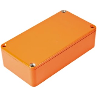 Hammond 1590 Series Die Cast Aluminium Enclosure IP54 34 mm Height 119.5 mm Length 94 mm Lid Orange 1590BBOR