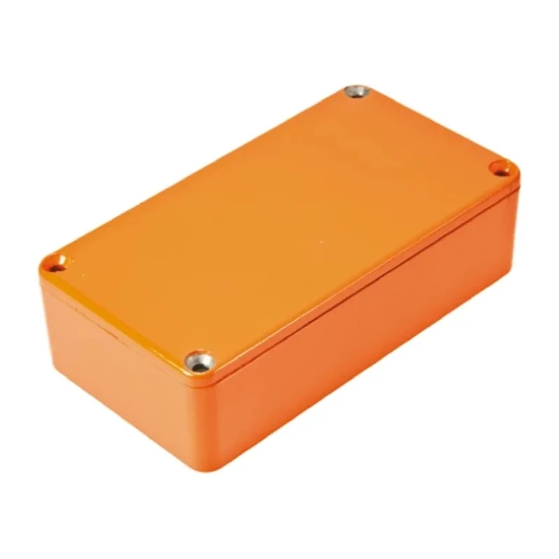 Hammond 1590 Series Die Cast Aluminium Enclosure IP54 34 mm Height 119.5 mm Length 94 mm Lid Orange 1590BBOR