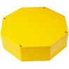 Hammond Die Cast Aluminium Enclosure Yellow Lid IP54 39.2 mm x 132.8 mm x 132.8 mm 1590STPCYL