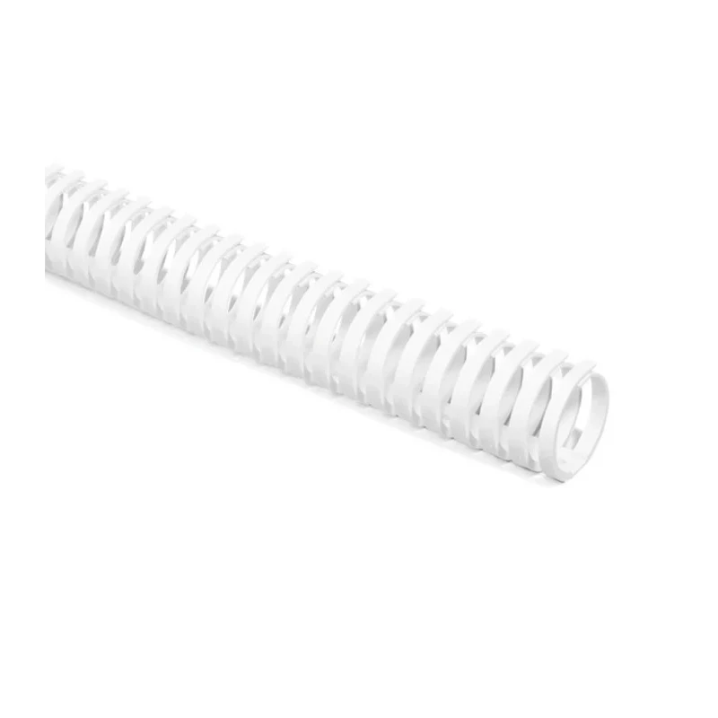 HellermannTyton HelaDuct Flex40 White Flexible Slot Cable Trunking W45 mm x D48 mm x L500 mm Polypropylene Flex40