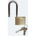 RS PRO Brass Stainless Steel Weatherproof Padlock Keyed Alike 7 mm Shackle 50mm Body 195-8249