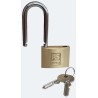 RS PRO Brass Stainless Steel Weatherproof Padlock Keyed Alike 7 mm Shackle 50mm Body 195-8249