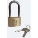 RS PRO Brass Stainless Steel Weatherproof Padlock Keyed Alike 7 mm Shackle 50mm Body 195-8249