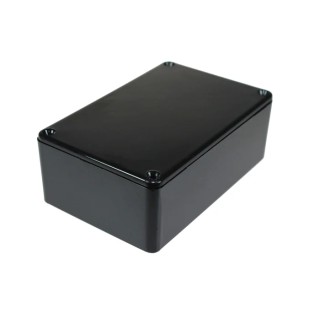 RS PRO ABS General Purpose Moulded Enclosure Black Lid IP54 27 mm x 75 mm x 49 mm 195-9102