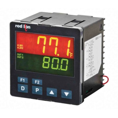 Red Lion PXU Panel Mount PID Temperature Controller 2 Input 2 Output Relay 240V DC PXU31AE0