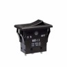 NKK Switches SPST On-Off Rectangular Black Polyamide Panel Mount Rocker Switch WR11AS