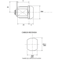 Euro-Locks a Lowe & Fletcher Group Company 20 mm Panel-to-Tongue Chrome Camlock 1336012