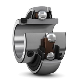 SKF Bearing Insert 50 mm Inside Diameter 90 mm Outside Diameter Steel Material YAR 210-2F