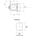 Euro-Locks a Lowe & Fletcher group Company Camlock Panel-to-Tongue 20 mm, Chrome Finish, Key Unlock 1336032