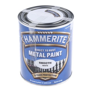 Hammerite Direct to Rust Paint Smooth White 750 ml 5092956