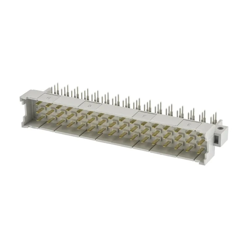 HARTING DIN 41612 Rectangular Connector 48 Way 2.54 mm Pitch Type F Solder 3 Row Male Right Angle 09061486901222