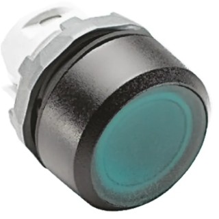 ABB Modular Series Green Momentary Push Button Head 22 mm Cutout Diameter IP66 1SFA611100R1002 MP1-10G