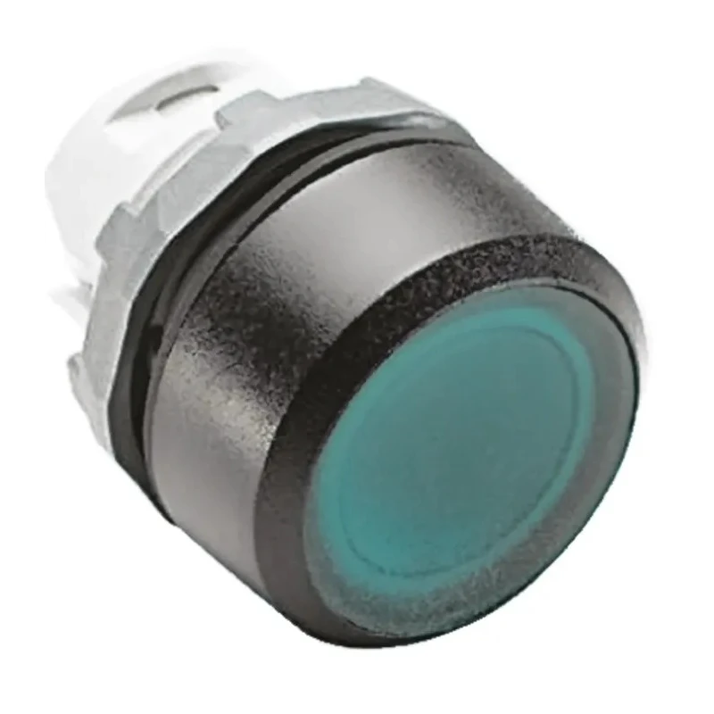 ABB Modular Series Green Momentary Push Button Head 22 mm Cutout Diameter IP66 1SFA611100R1002 MP1-10G