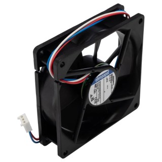 ebm-papst 3400 N Series Axial Fan, 12V DC, 2.2W Power, 2700 RPM, 84 m³/h Air Flow, Ball Bearing, IP20, 92x92x25 mm 