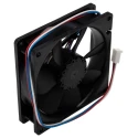ebm-papst 3400 N Series Axial Fan, 12V DC, 2.2W Power, 2700 RPM, 84 m³/h Air Flow, Ball Bearing, IP20, 92x92x25 mm 