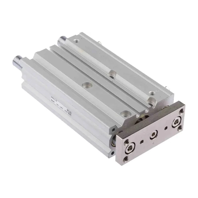 SMC Pneumatic Guided Cylinder 16mm Bore Aluminium Alloy Body Double Acting 1 Mpa Max Operating Pressure 75mm MGPM16-75Z