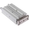 SMC Pneumatic Guided Cylinder 16mm Bore Aluminium Alloy Body Double Acting 1 Mpa Max Operating Pressure 75mm MGPM16-75Z