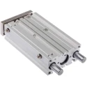 SMC Pneumatic Guided Cylinder 16mm Bore Aluminium Alloy Body Double Acting 1 Mpa Max Operating Pressure 75mm MGPM16-75Z