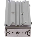 SMC Pneumatic Guided Cylinder 16mm Bore Aluminium Alloy Body Double Acting 1 Mpa Max Operating Pressure 75mm MGPM16-75Z